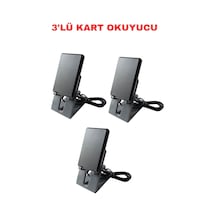 Sr-220 Mf Usb Mifare Kart Okuyucu 13.56 Mhz Masaüstü Rfıd Kart Okuyucu Tak Çalıştır 3 Adet