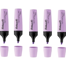 Pelikan 490 Pastel Fosforlu İşaretleme Kalemi Lavanta 5 Adet Lavanta