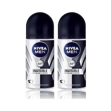 Nivea Men Invisible Black&White Erkek Roll-On Deodorant 2 x 50 ML Nivea Men Invisible Black&White Erkek Roll-On Deodorant 2 x 50 ML