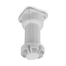 4 Adet - 10 X 15 Cm Aralığında Ayarlı Beyaz Baza Ayağı Plastik