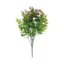 7 Dallı Yeşillik Şimşir Demeti 35 Cm Kızıl