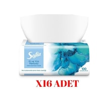 Sofia El Yüz Havlusu 100'lü X16 Paket