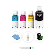 Photo Ink Deskjet 2600/2620/2630/2632/2633 304 Için Photoink Plus Kartuş Dolum Seti 4 Renk