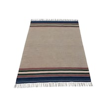 Zehra Abla Halı El Dokuma Şaheser Tek Renk Balıkesir Yün Kilim 6359