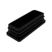 Cateksss 40x100 Mm Profil İçin Kademeli İçe Geçme Profil Tapası, Profil Kapak, Profil Tapa Siyah - 40 Lı Paket