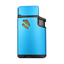 Hunter Çift Torch Pürmüz Mavi Puro Çakmağı Ack068