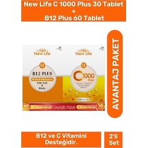 Newlife B12 Plus 60 Tablet + C1000 Plus 30 Tablet