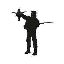 Hunter Avcı Sticker Ördek Avı Sticker Araba Sticker