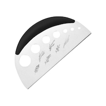 Homyl Kişniş Pazı Kekik Için Ot Soyucu Metal Kesici Yaprak Siyah