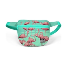Coral High Su Yeşili Flamingo Çocuk Günlük Bel Çantası - Kız Çocu Su Yeşili - Pembe