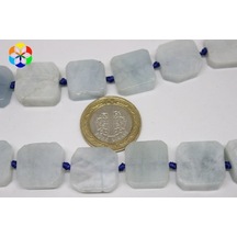 Akuamarin Taşı Şekilli/Adet Altın