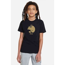 Tshirthane Minios Baskılı Unisex Çocuk Siyah T-Shirt (528332348)