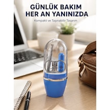 Mavi Kişisel Bakım Seti Cımbız Makas Tırnak Makası Ve Törpü - Lisinya