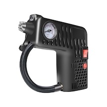 Yx-301 12v Çok Fonksiyonlu Araba Elektrikli Taşınabilir El Tipi Şişme Pompa Siyah