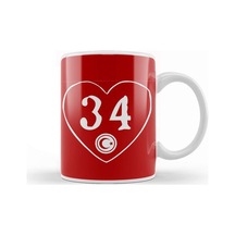34 İstanbul Kupa Bardak Porselen Karışık