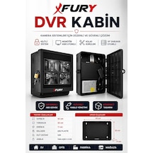 Fury Dvr/nvr Cctv Rack Abs Kabinet 1u 19 '' 42x32x11 Cm
