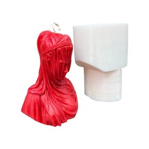 Duvaklı Meryem Mum Kalıbı ( Silikon )