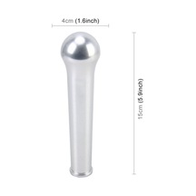 Wondernest Universal Araç Modifiye Vites Kolu Kapağı - Manuel/otomatik Vites Topuzu 15.4cm Gümüş Gümüş