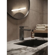 Kare Antrasit Lavabo Bataryası