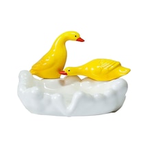 Suntek Ördek Sabunluk Kolay Temizlik Dayanıklı Sabun Tasarrufu Beyaz