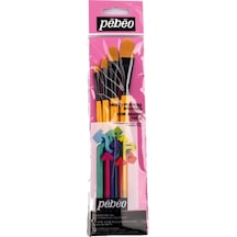 Pebeo Fırça Seti Kedi Dili No:1/4-3/8-1/2-5/8 4 Lü Set-11
