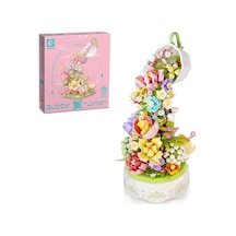 Sembo Block Huayan Cayı Muzikli Florist Seti 575 Parça Yapı Blokları