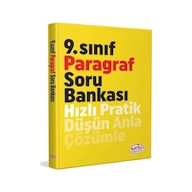 Editör Yayınları Editör Yayınevi 9. Sınıf Paragraf Soru Bankası