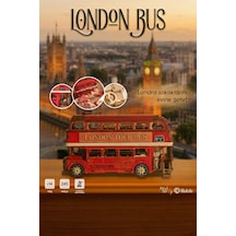 London Bus 3d Puzzle Ahşap Minyatür Maket Kiti Dıy Kendin Yap