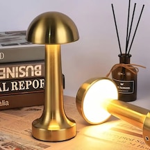 Şarjlı Masa Lambası Mantar Lamba 4887 Renkli