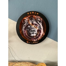 Galatasaray Baskılı Bluetooth Bağlantılı Rgb Led Işıklı Tablo