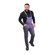 Eser - Gabardin Bahçivan Tulum - Iş Tulumu - Gri