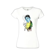 Franz Kafka Beyaz Kadın Tshirt 001