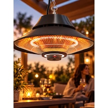 Elırg R.c 2000 Watt Işıklı Ve Kumandalı Karbon Infrared Soba