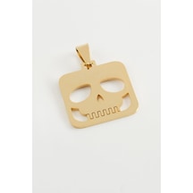 Kuru - 45 - Kafa Çelik Kolye Ucu - Novapazr - 2,5 Cm-sarı Çok renkli