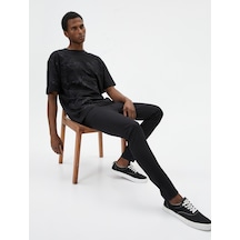 Koton Skinny Fit Kot Pantolon - Michael Jean Siyah 4sam40043nd 4SAM40043ND999 Siyah