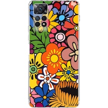 Xiaomi Redmi Note 11 Pro İle Uyumlu Retro Color 2 Kamera Korumalı Şeffaf Kılıf Şeffaf