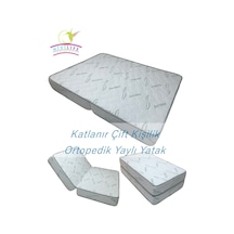 Uzunbebe 160X200 Midilife Bamboo Katlanabilir Çift Kişilik Ortopedik Yatak