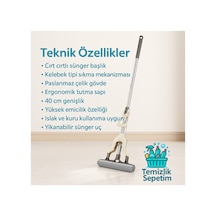Kelebek Mop - Pratik Temizlik Için Akıllı Çözüm 2 Adet Yedek Mop