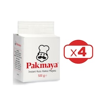 Pakmaya Instant Kuru Hamur Mayası 4 x 500 G