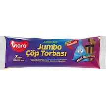 Viora Mavi Özgürlük Kokulu Mavi Çöp Torbası Poşeti 7'li 80 x 110 CM