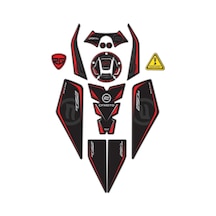Cf Moto 250 Sr Full Sticker Pad Set Siyah Kırmızı
