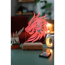 Özel Tasarım Fantastik Ejderha 3D Led Lamba