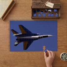 Avcı Uçağı - Mig-29 Tasarımı 240 Parça Ahşap Puzzle Ahşap Kutuda Mpy20002