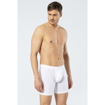 Cacharel Erkek Likralı Uzun Boxer (Bel Bantlı) (520618389)