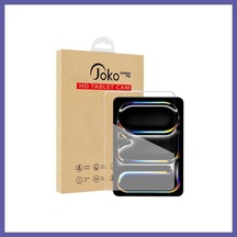 Bezos Joko Apple Uyumlu iPad 2025 10.9 10.nesil A16 Hd Tablet Cam Ekran Koruyucu - Şeffaf Nıda