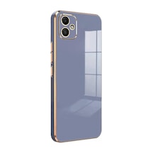 Samsung Galaxy Uyumlu , A05 Kılıf Volet Silikon - Mavi