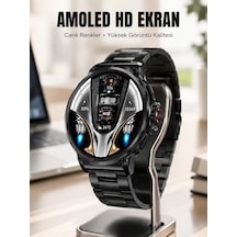 Şık Metal Kasa Ve Değiştirilebilir Kordonlarla Sw80 Smartwatch Yeni Nesil