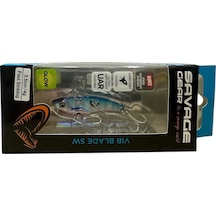 Savage Gear Vib Blade 4gr 3.5cm Vibrasyon Jig Yem Blue Pink Zebra