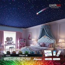 Genç Odası Yıldız Tavan Renkli Fiber Optik Aydınlatma Ambiyans Seti Çok Renkli Genç Odası Yıldız Tavan Renkli Fiber Optik Aydınlatma Ambiyans Seti Çok Renkli