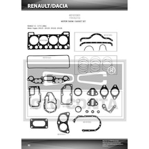 Motor Takım Contası Keçesız Skclı 1.40mm Renault R12 1.3 810.05 - 810.10 - 810.06